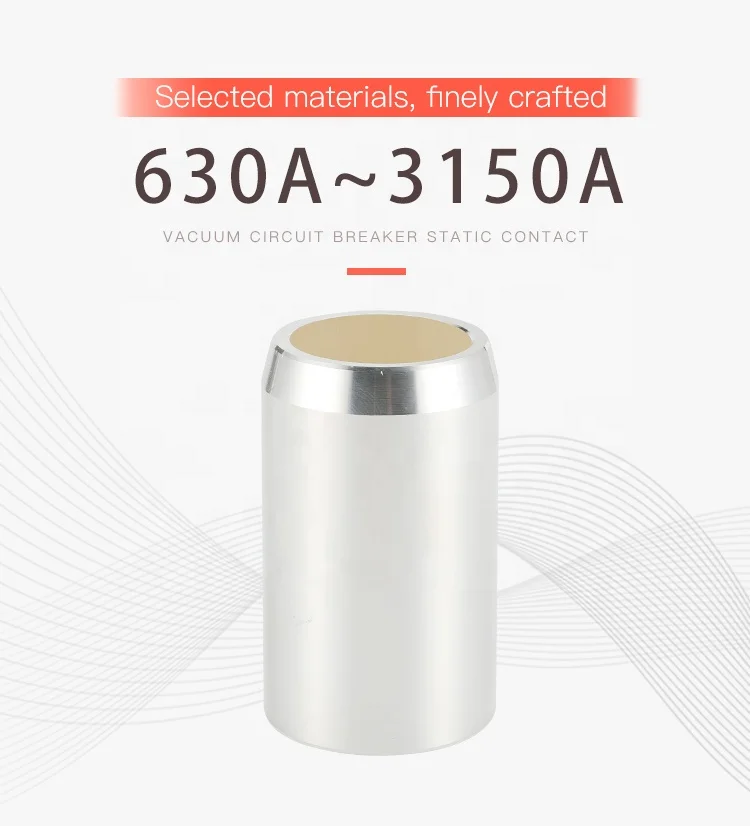 Electrical 4000a Static Contact Copper Fixed Contact Moving Contact For High Voltage Conductive Equipment