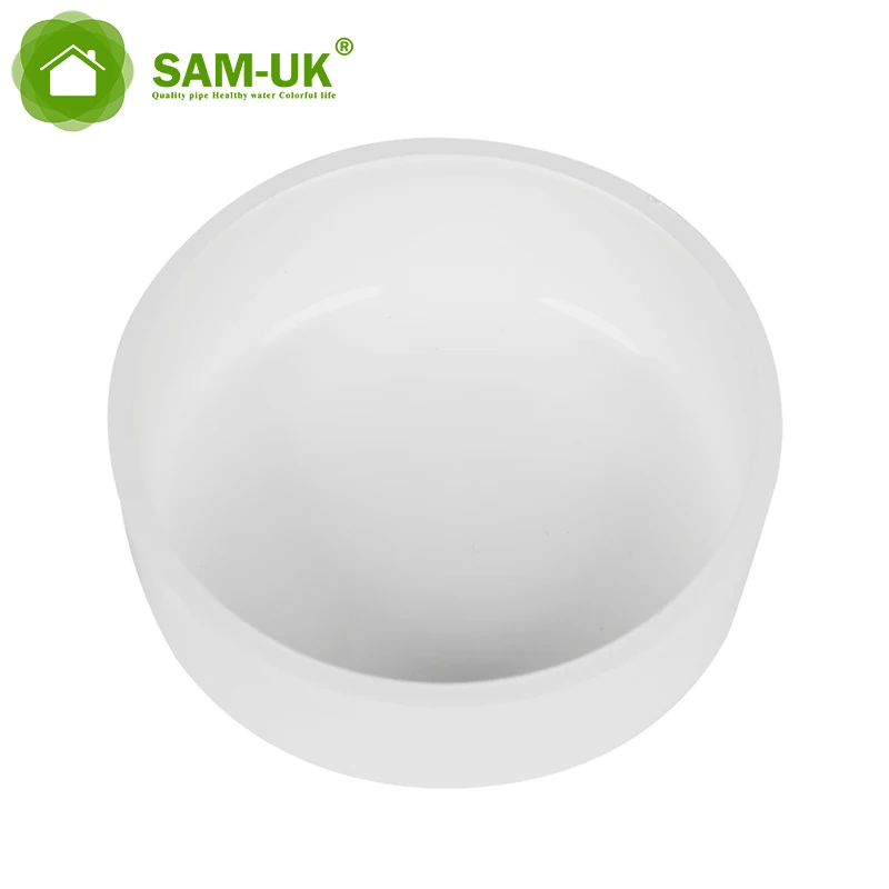 Factory customized sale in the current season dwv 12 inch pvc pipe cap  plastic pvc pipe cap end fittings