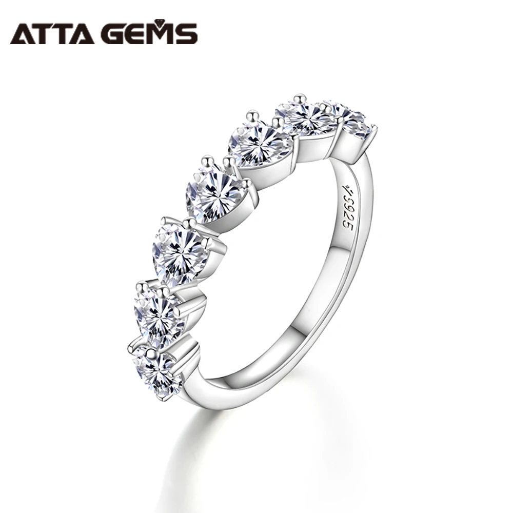Fine Jewelry D Color VVS Heart Cut Moissanite 925 Sterling Silver Wedding Engagement Ring For Women With Gra Certificate