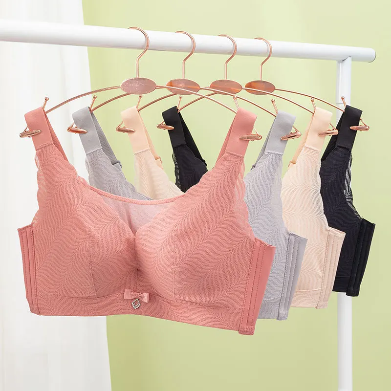 Женский бюстгальтер большого размера 200 кг без стального кольца сексуальное кружевное нижнее белье дышащая чашка большая пуш-ап