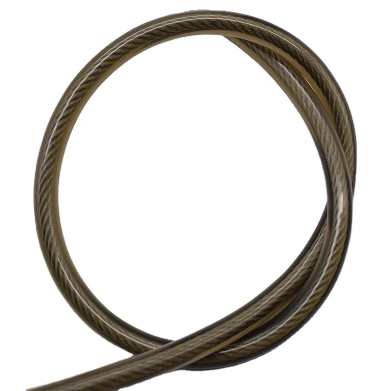 External TPU coated safety cable Bicycle Scooter Motorcycle lock wire rope latching 8mm