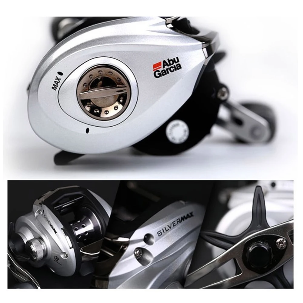 Оригинальная Рыболовная катушка Abu Garcia Silver Max3 Smax для заброса приманки соленой и пресной воды