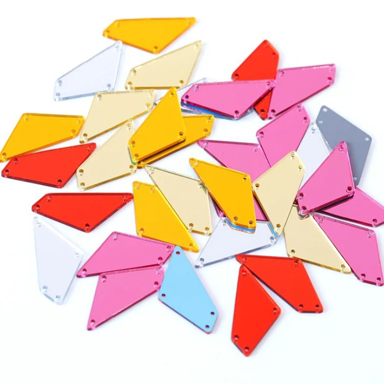 Plexiglass double-sided acrylic geometric decorative mirror