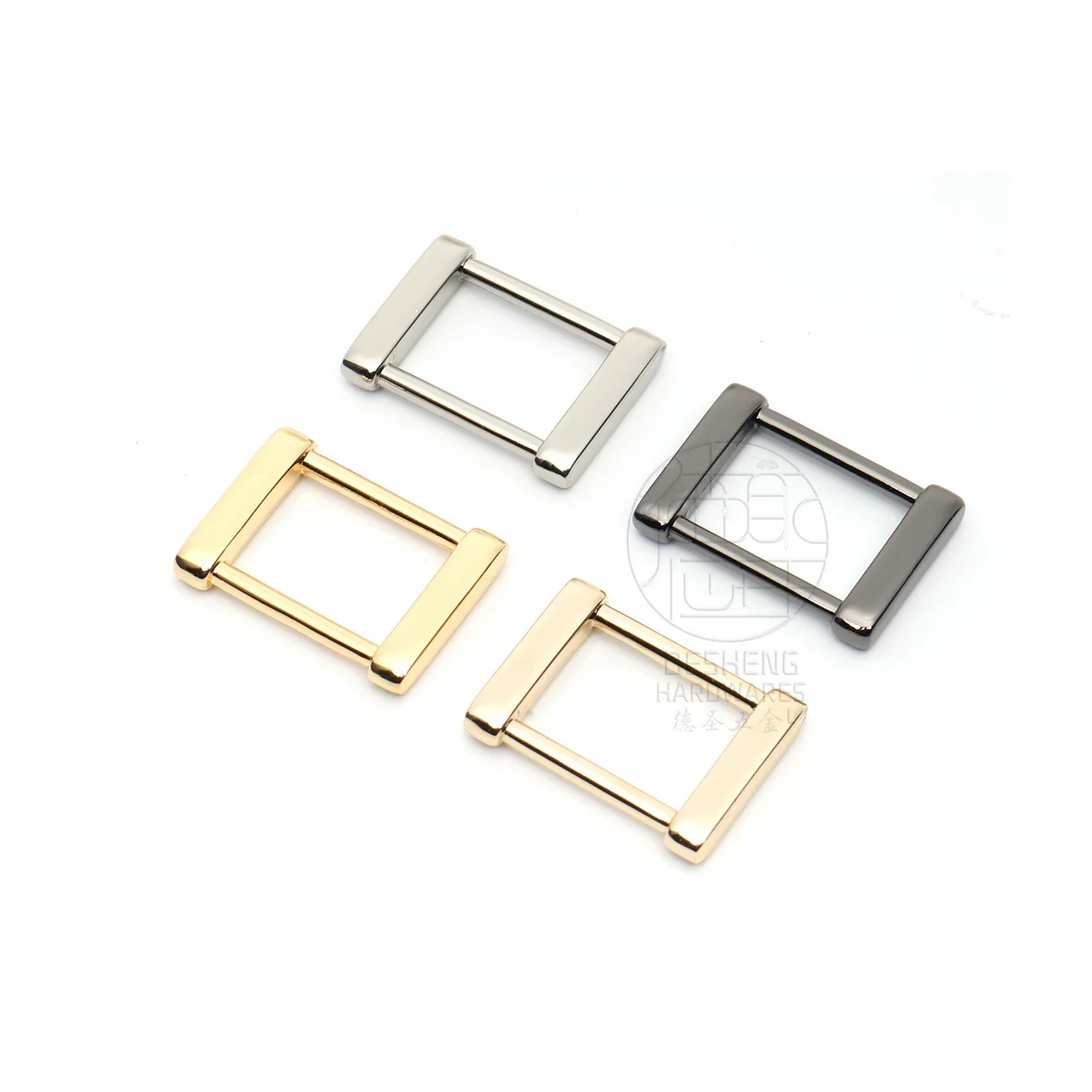 Handbag Accessories Metal Square Buckle Ring For Women Bag Strap 19mm Clothes Connector Buckle Ring