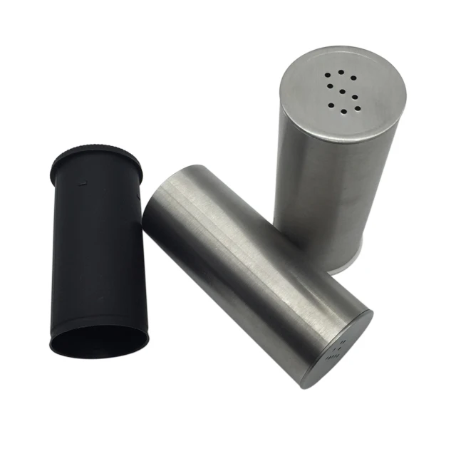 
Stainless Steel Sugar/Spice Shaker Seasoning Cans Salt and Pepper Shakers Dry Herb Spice Condiment Dispenser 