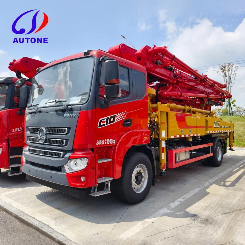 Construction Concrete Machinery Used Truck Mounted Concrete Pump Truck Sany 39m Concrete Truck Pump For Sale