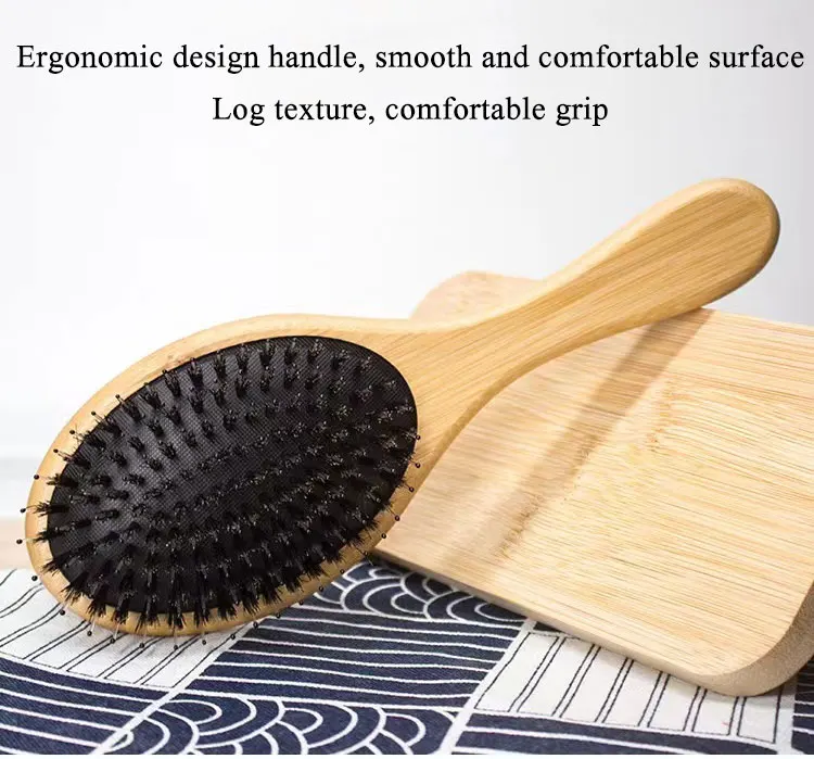 Air Cushion Comb Quality Wooden Color Large Board Comb Airbag Scalp Massage Comb