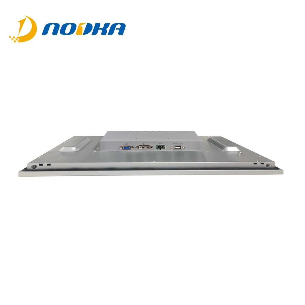 VGA HDMI DVI порт 17 дюймов Емкостное касание Мульти-сенсорный экран монитор промышленный класс дисплея с DC12V DC24V