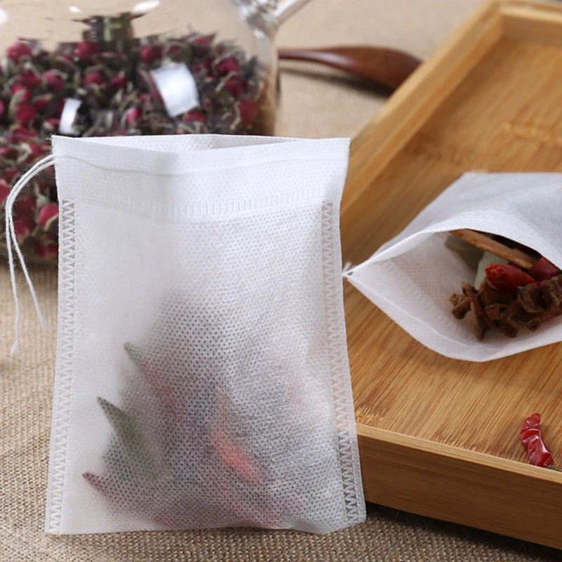 Biodegradable empty packing herbal medicine spice drip coffee disposable infuser tea filter drawstring bags