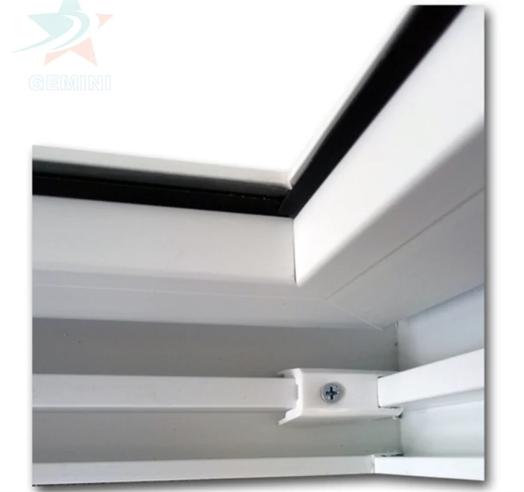 PVC sliding window design UPVC double glazed sliding windows