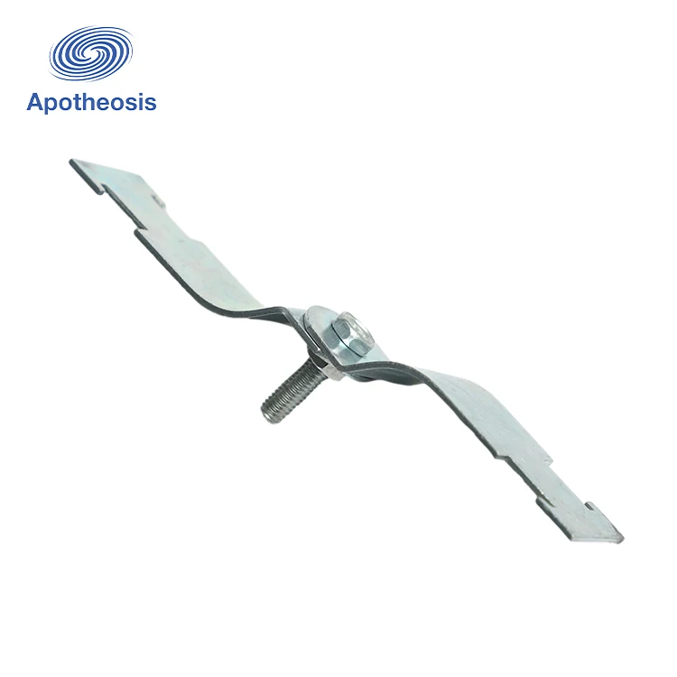 U Type Galvanized Stainless Steel Metal Hose Clamp Saddle Pipe Clamp