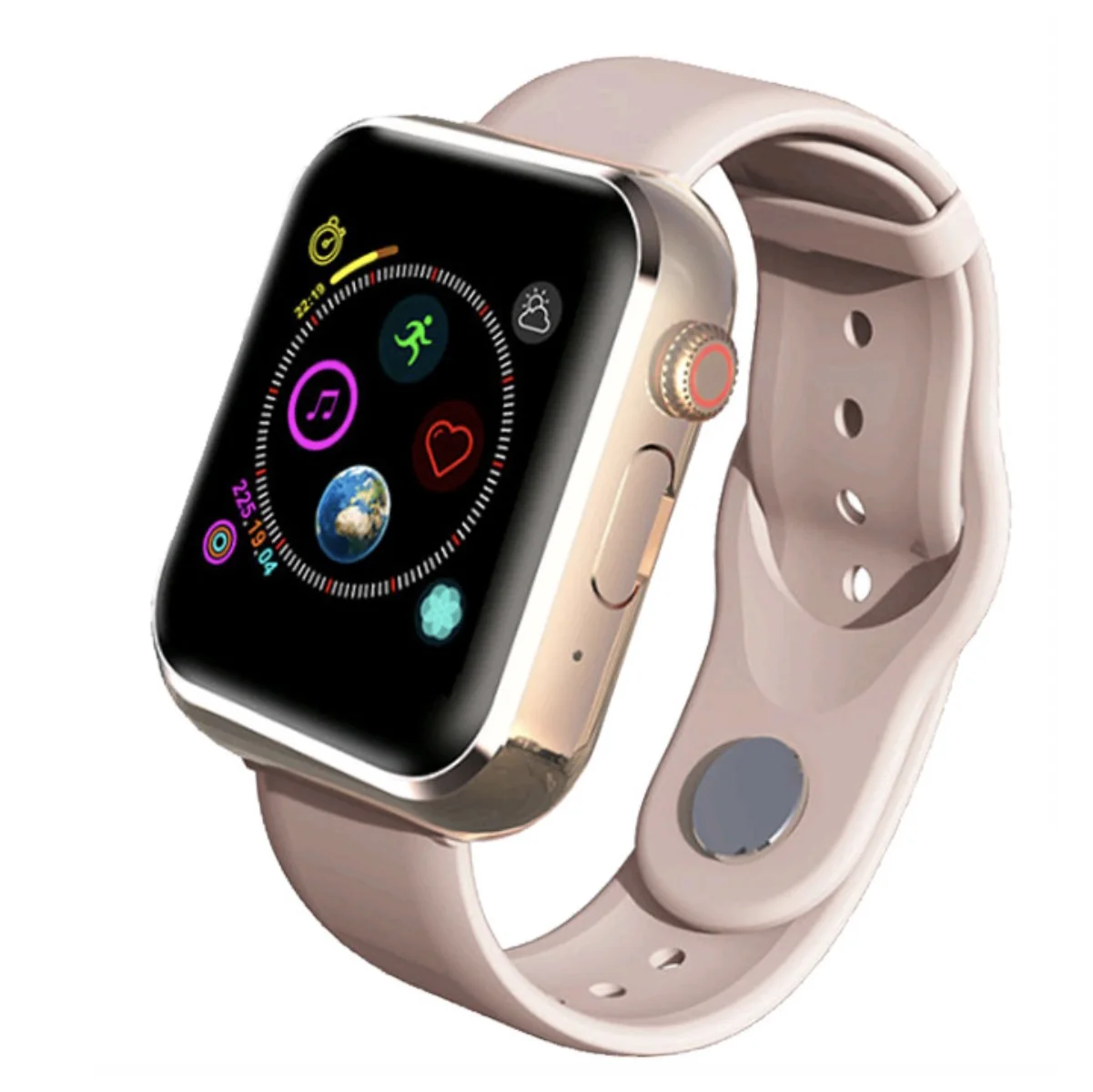 Mocha Ready To Ship BT Call Heart Rate Blood Pressure Attractive Price 2021 Series 6 Sport Android t500 Smart Watch T500