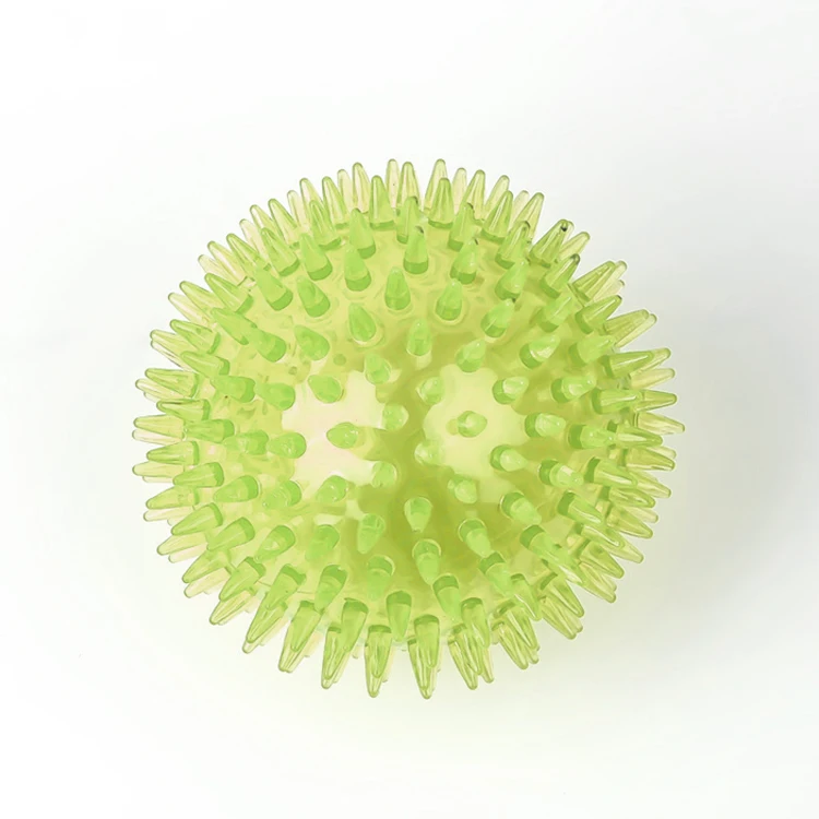 Pet Supplies Spike Ball Squeaky Soft Rubber Pet Accessories Pet Toy Ball Dog Chew Toy