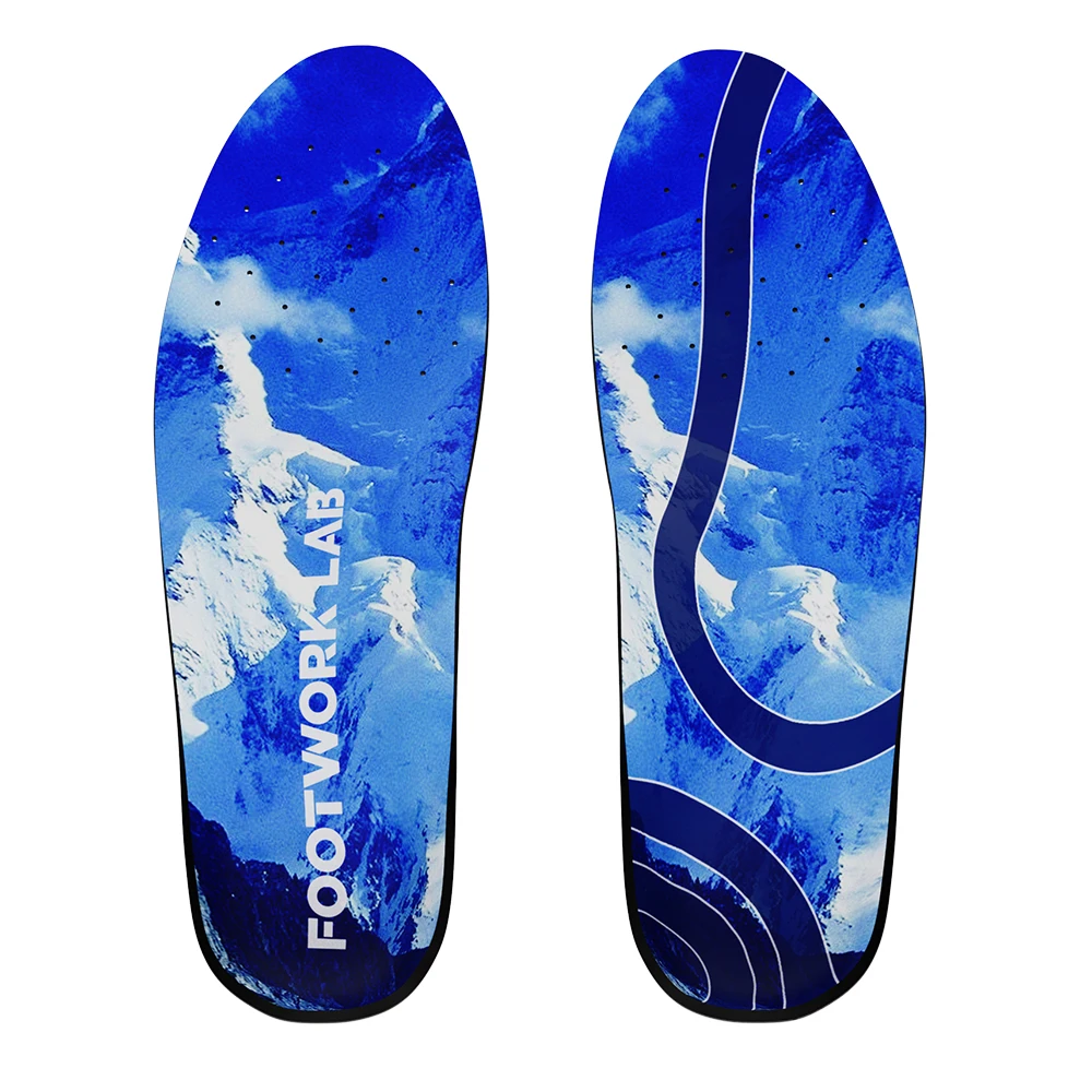 New Arrival Skiing Insoles Foot Arch Support Orthotic Shoe Insert Foot Templates