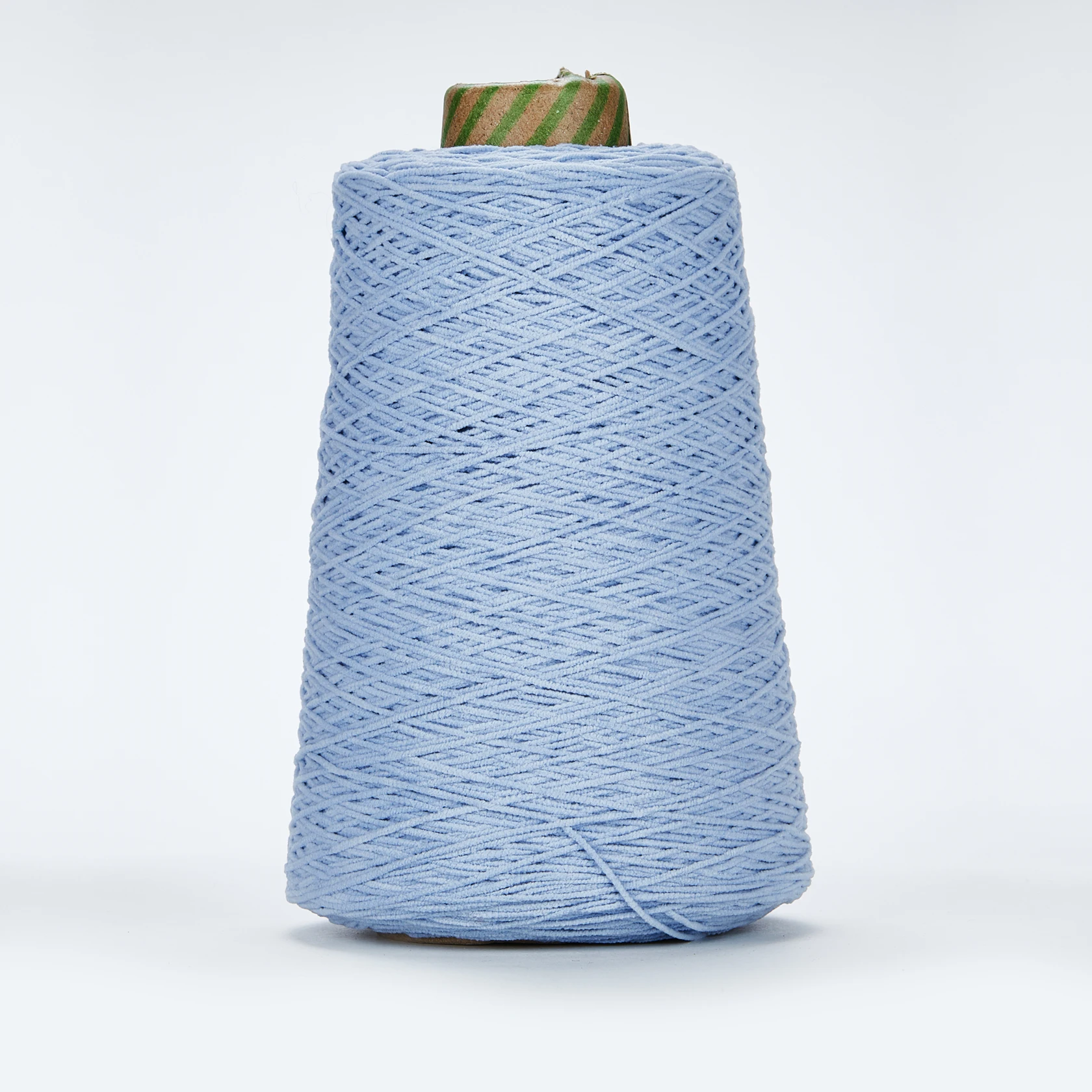 Factory Wholesale Price 1/4.6Nm Round Chenille Yarn Polyester Dull/Shinny Chenille Fancy Yarn