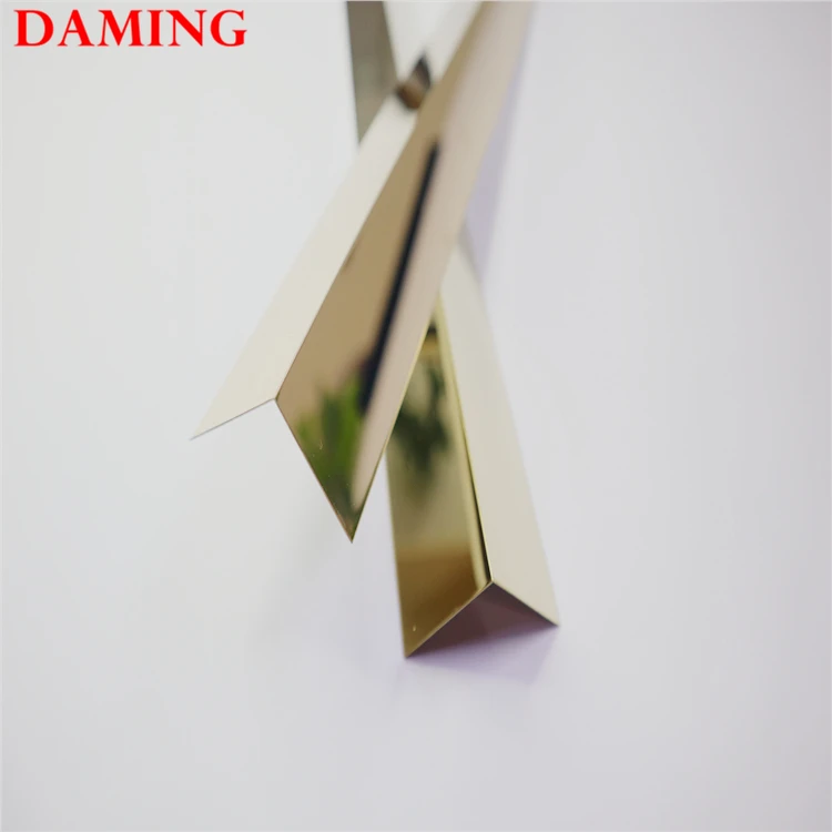 
easily installation flexible stainless steel tile trim expansion joint decorative transition profile 