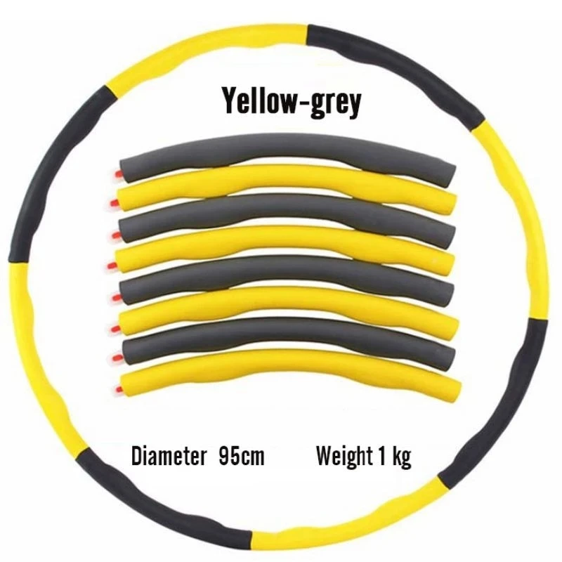 Good Quality Mult-color Fitness Hu-la And Hoop Elastic Lose Weight Detachable Plastic Foam Hu-la Hoops