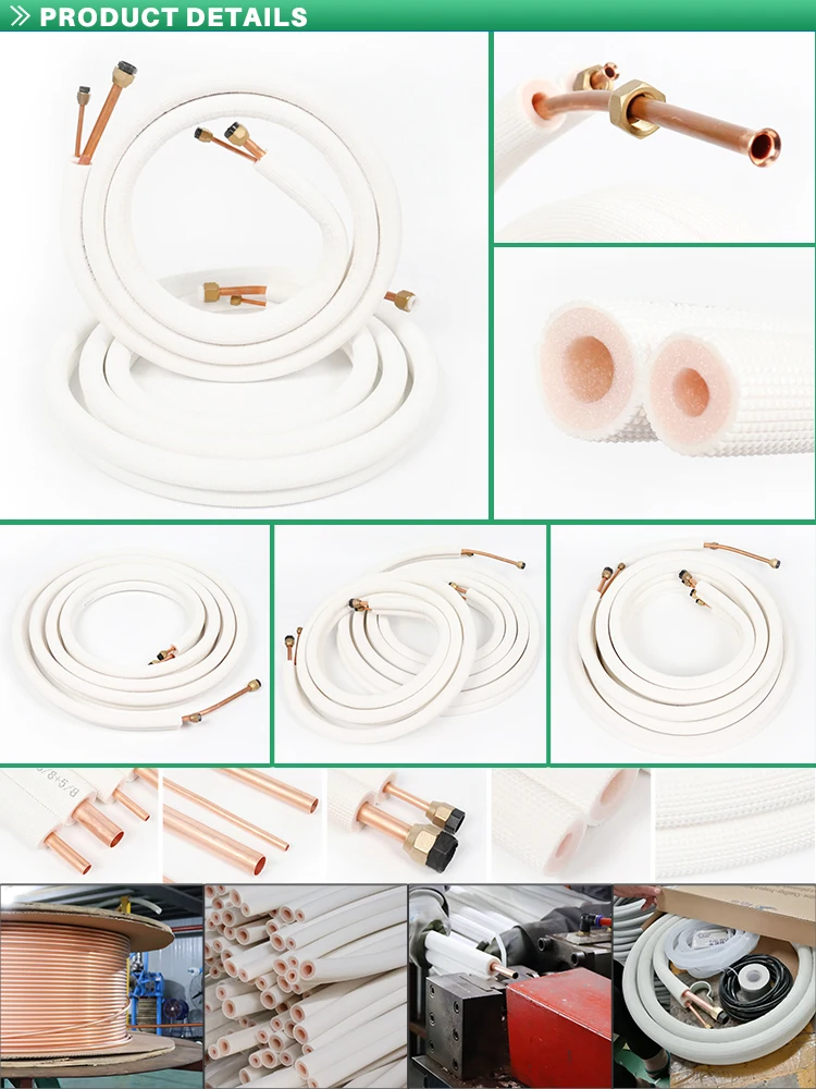 Air conditioner Copper Pipe Copper Line Sets