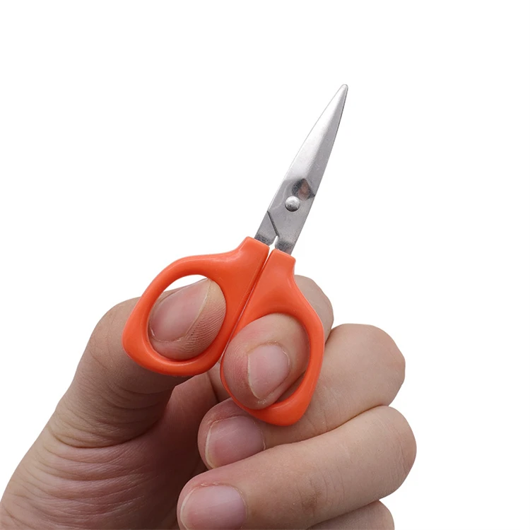 Plastic Student Scissors school utility Scissors Stainless Steel ciseaux with Smartcut Cutting Scissors