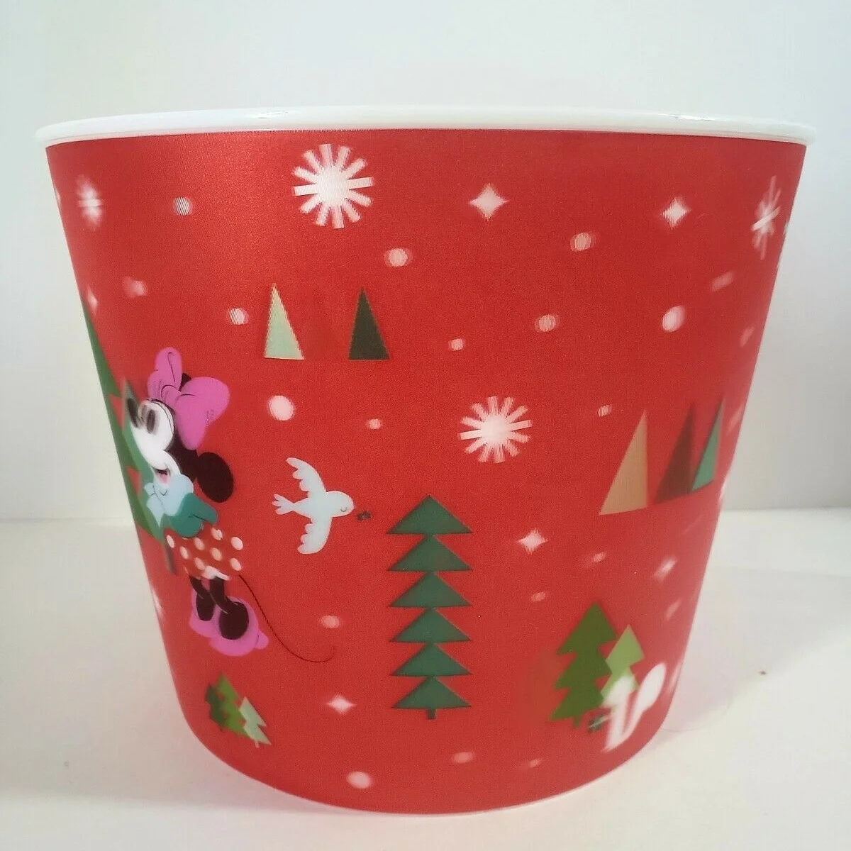 Wholesale Custom Logo Food Grade Material 3D Lenticular Printing Popcorn Bucket Cartoon 3d Popcorn Plastic Bucket