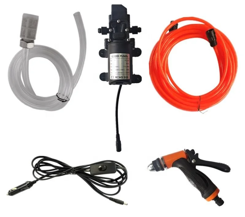 DC 12v electric portable car washer pump with automatic pressure switch