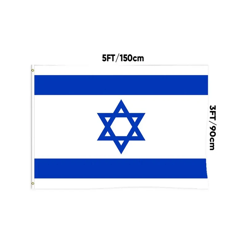 Best Selling Custom Print Israeli Flag Products Nation 3x5ft Israel Flags of Israel