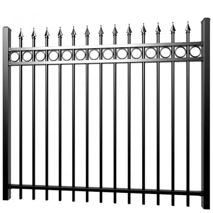 galvanized gate and steel safety fence steel grills steel square tube fence designs