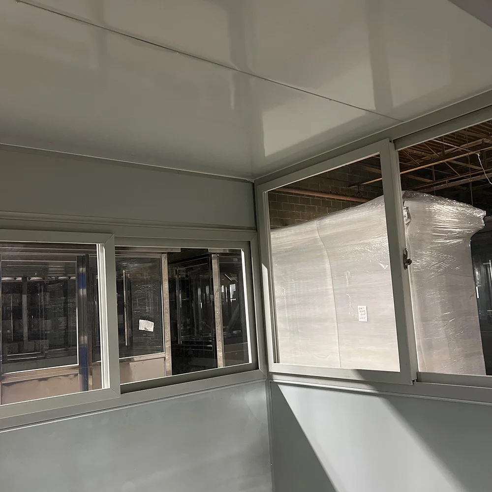 6.5x6.5 stainless steel protective shed wing door with long service life for security rooms and guard rooms Customized size