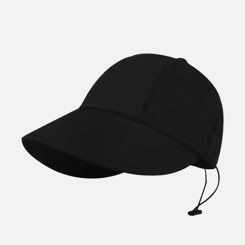 New Summer Bucket Hat Quick-dry Adjustable Men Outdoor Fishing Hiking Beach Hats Mesh Breathable Anti UV Sun Wind Rope Cap