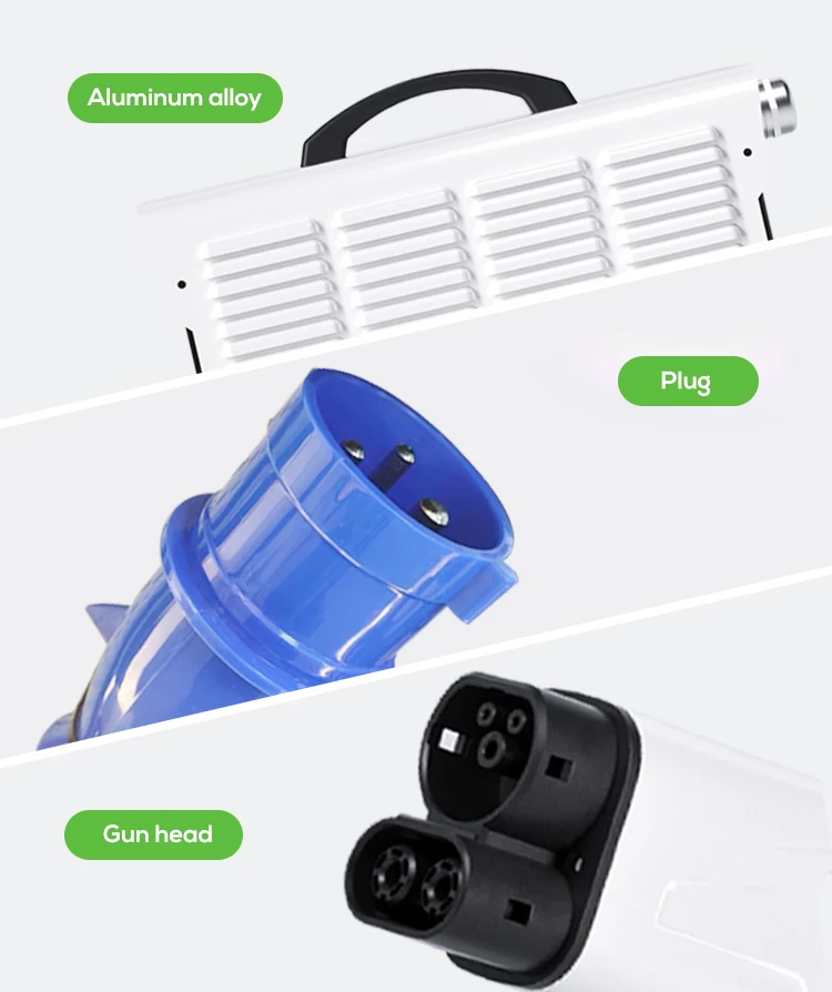 Portable Dc Fast Charger For Electrical Car Dc Ev Charger Ccs Type 2 7Kw Dc Fast Charging Station