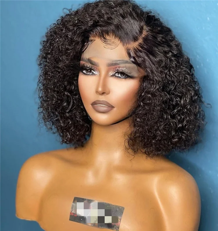 Pre Plucked Swiss Lace Bob Wig Vendor Raw Indian Hair Wholesale Lace Front Wig Virgin Human Hair 13x4 4x4 Lace Wigs on Sale