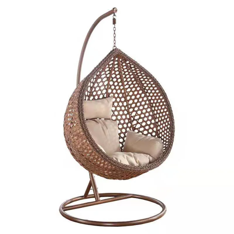 Magic Leaf Single seat Adult Swing Egg Chair with Metal stand
