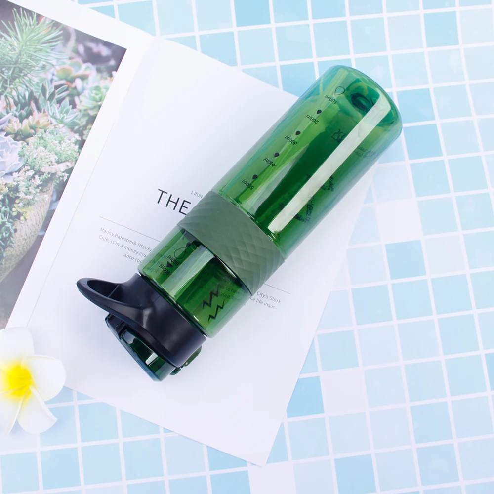 Wholesale bottledjoy tritan sport kids creative drinking minaral cheap water bottles plastic flip top with straw handle