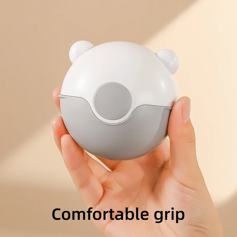 Bear Shape Manual Lint Sticking  PP Handle Hair Removal Device for Pet Hair Cleaning Material for Cloth Usage