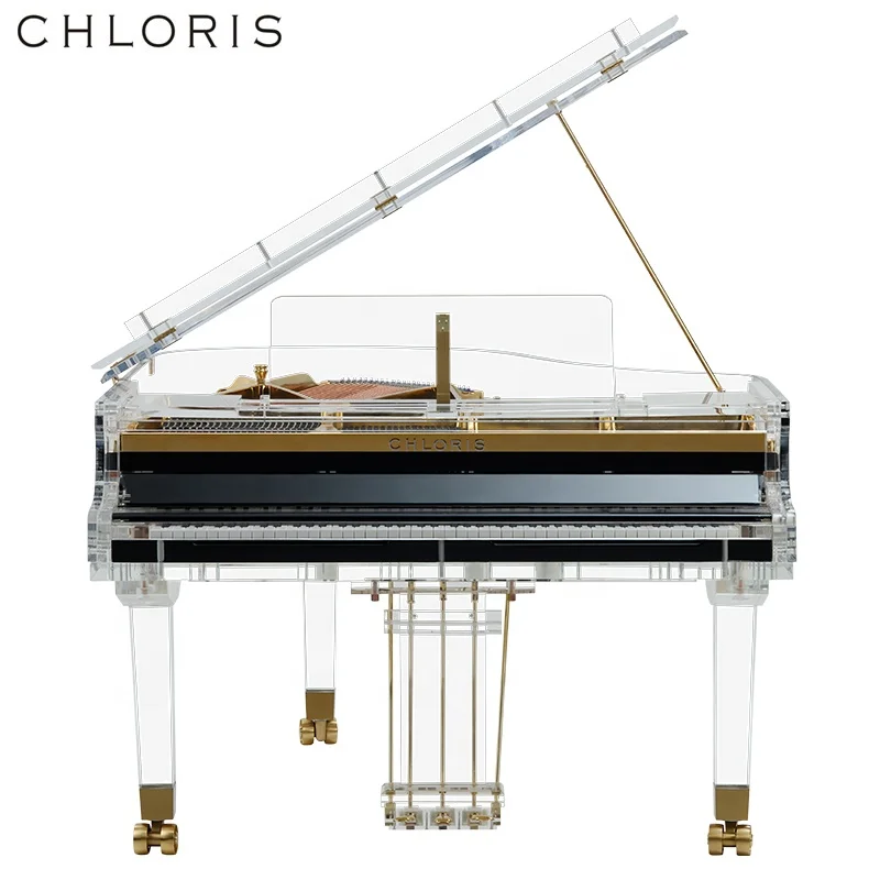 Clear Crystal  Grand Piano with Modern Style with hot sale