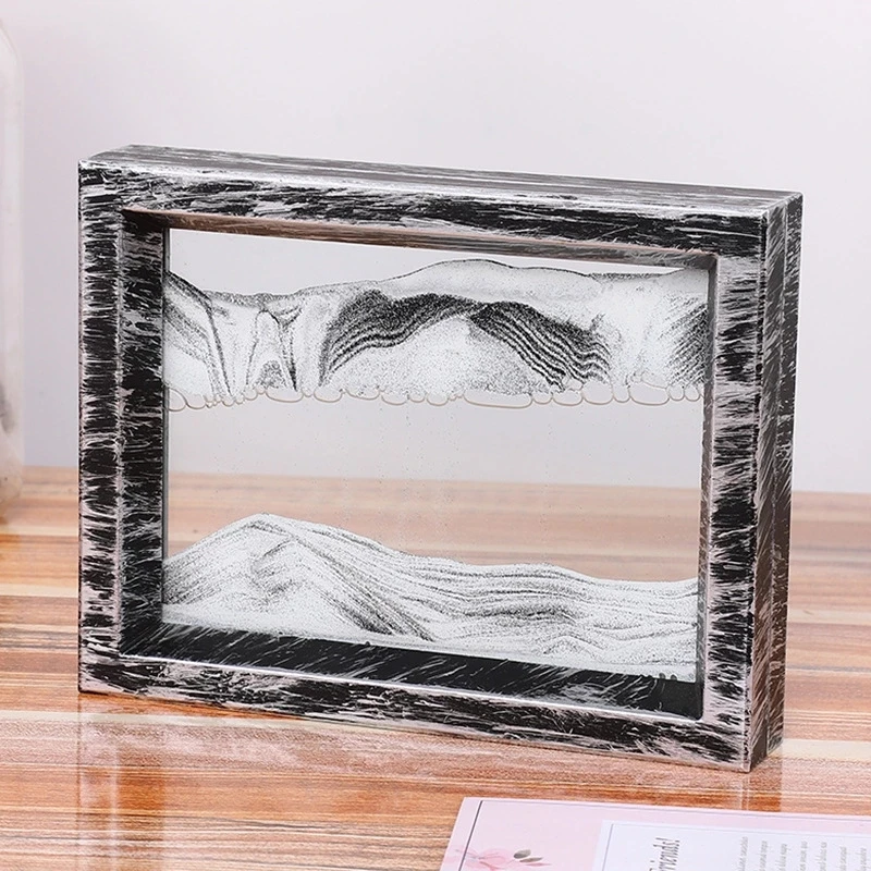 
Hot Selling Creative Ornaments Sand Art Home Decoration Colored Sand Painting Plastic sand frame 