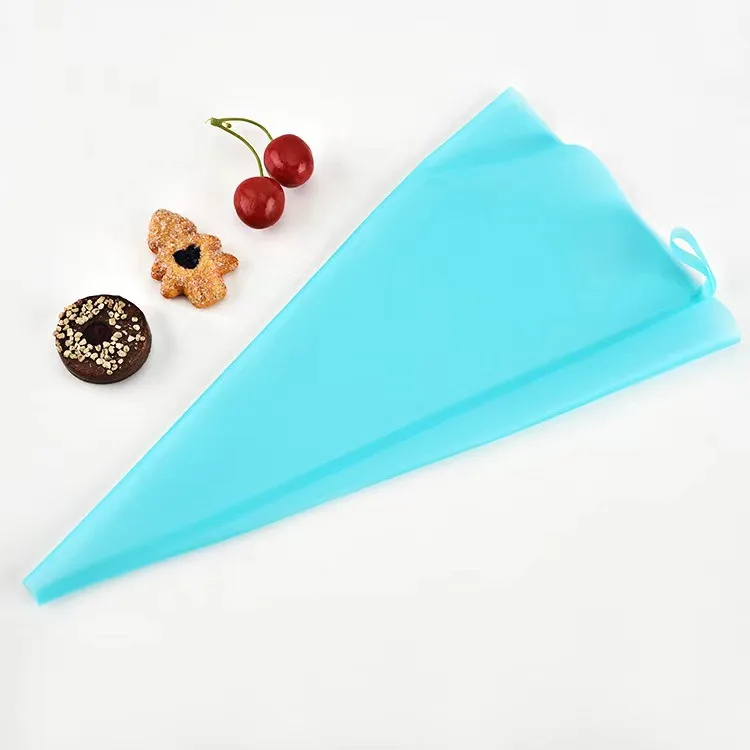 best selling 10/12/14/16/18 inch blue Reusable Silicone Pastry Bag Icing Piping Bags cake tools baking supplies