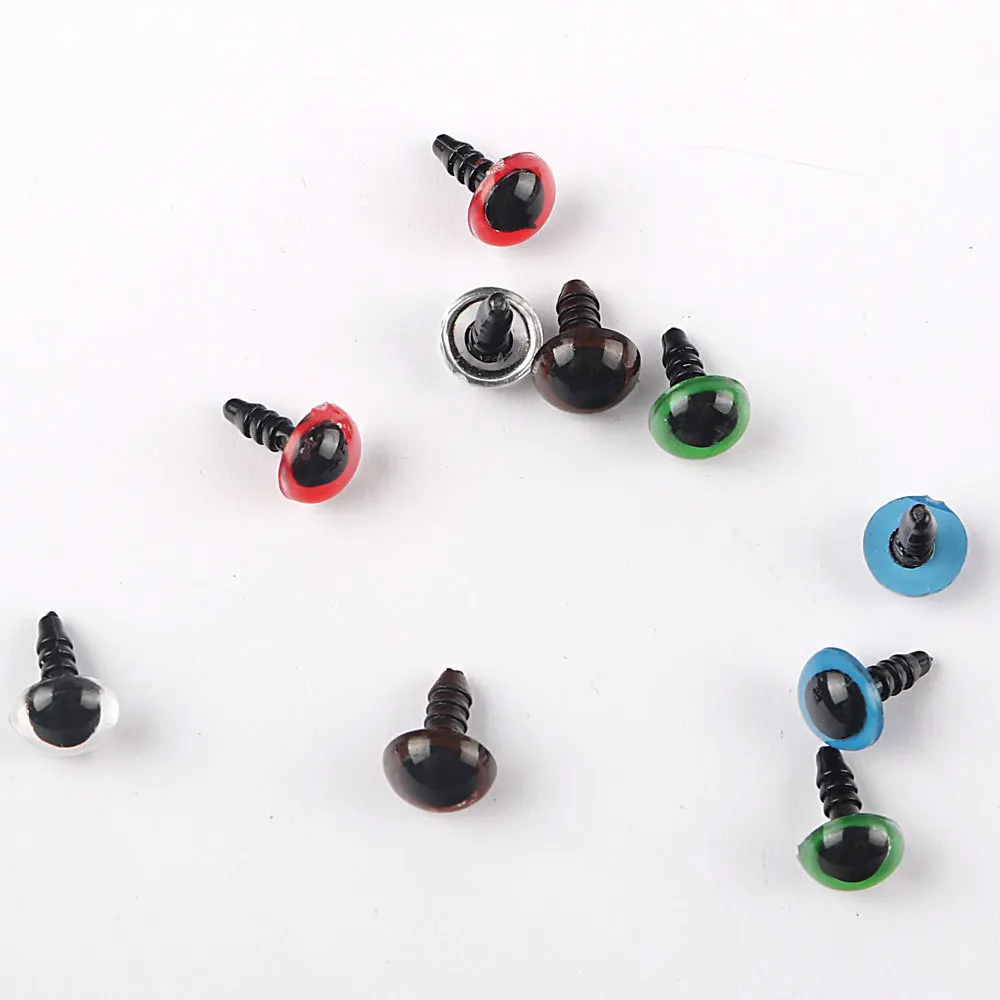 Hot Selling Handcraft 120/160pcs Plastic Box 8/10/12mm Plastic Colorful Doll Eyes For Toys