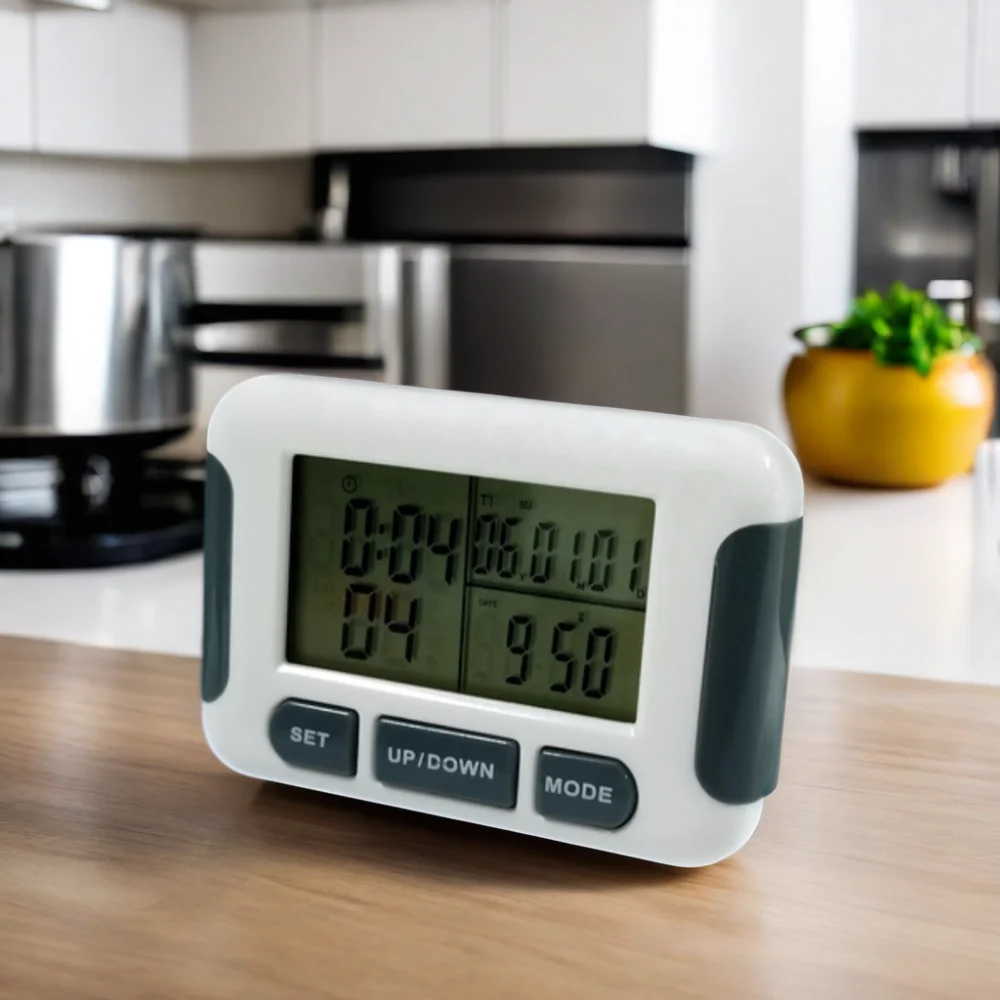 Eco-Friendly Digital Days Timer 2000-Day Clock Countdown/Up Plastic minimalist Small Kitchen Timer