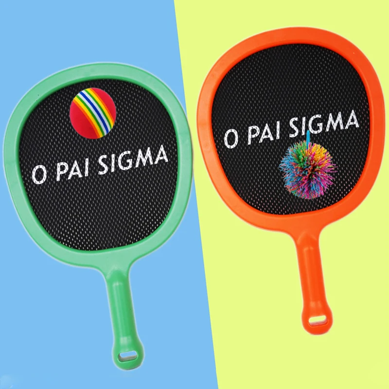 Kids EVA Badminton Set Paddle Ball Racket Ball Set Comes with 2 Rackets 2 Beach Balls Outdoor Games Beach Toy Set