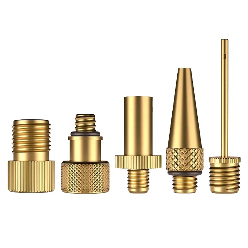 Brass Presta Schrader Valve Adapter Tire Valve Pump Adaptor Compressor Bike Pump Accessories Fit for Bike Gym Balloon Toy