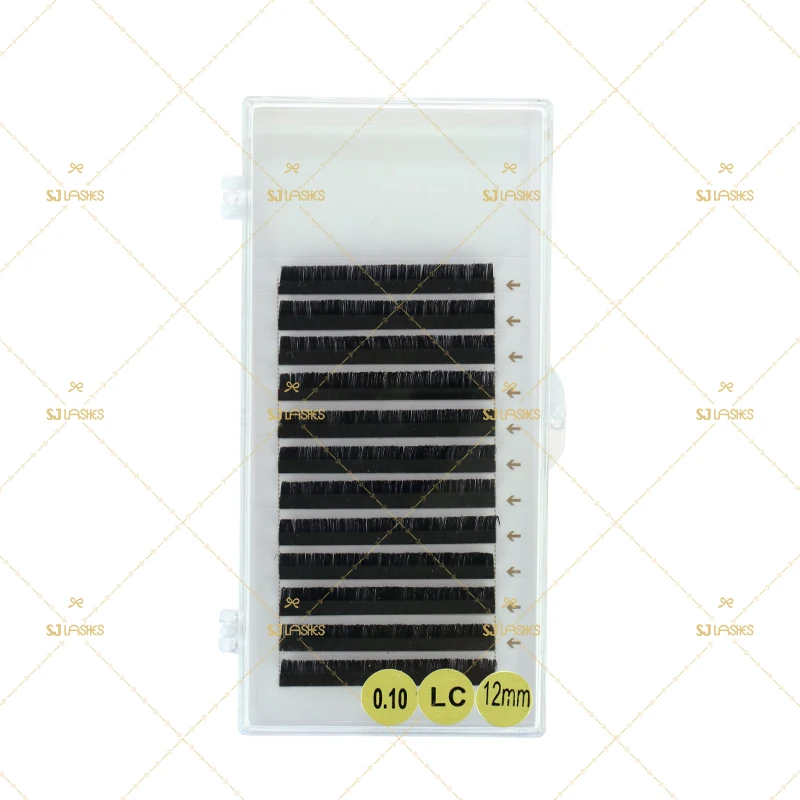 Premium Quality Matte Black Lash Trays Handmade Soft Korea PBT Material 0.07mm Thickness Private Label Extension
