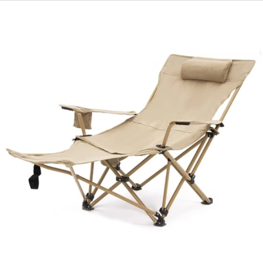 Outdoor folding recliner chair sun lounge chairs portable Camping  beach chaise lounge chair