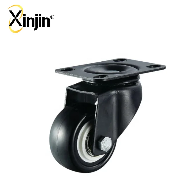 PU/PVC castor mini caster wheel 50 mm stem swivel 2 inch caster wheels China factory