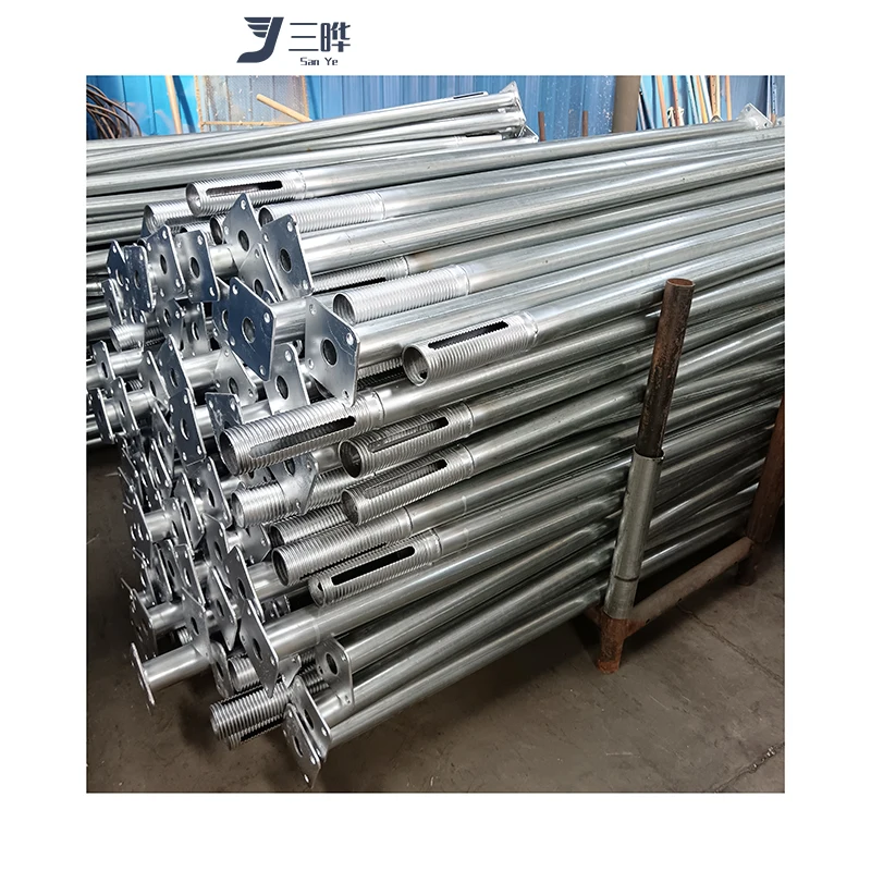SANYE Electro Galvanized Adjustable 3.5m 4m 4m 5m Steel Scaffolding Props In Construction