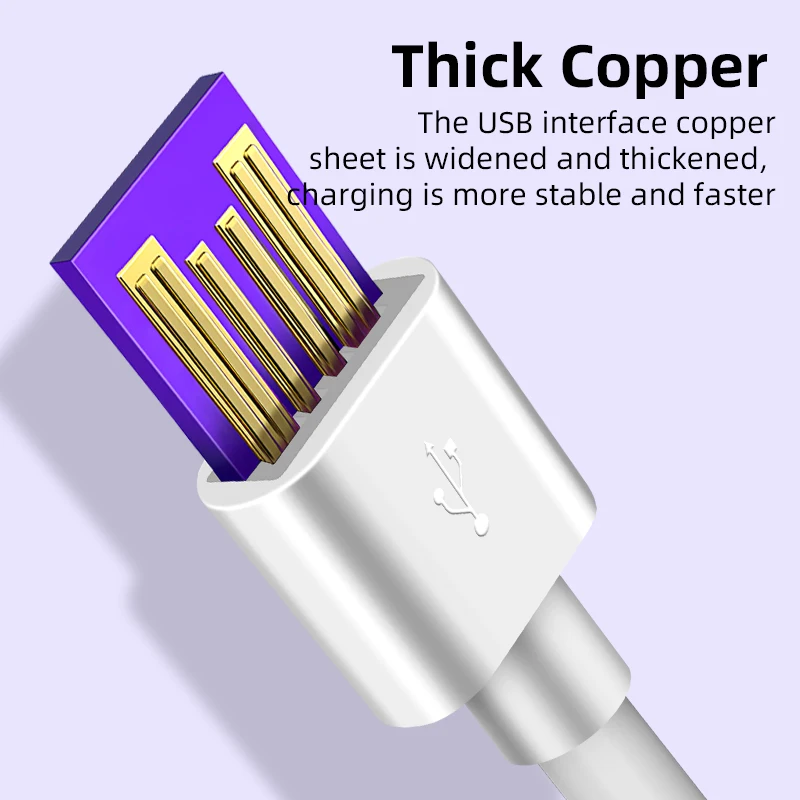 2022 Popular Super Fast Charging Type C 5A Usb Charger Data Cable For Huawei For Xiaomi for samsung Mobile Phone