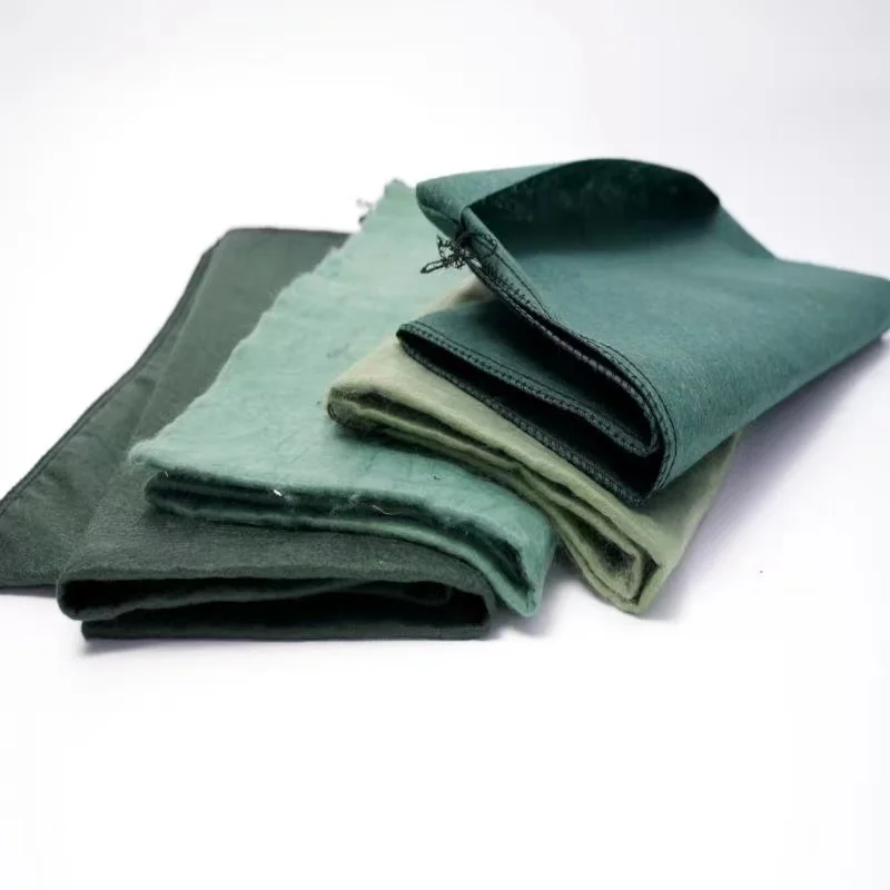 Highway canal planting grass ecological bag green non-woven geotextile bag manufacturer