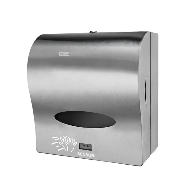 HIGH QUALITY Stainless Steel Infrared Sensor Paper towel Dispenser Wall Mounted Toilet Automatic Paper Towel Dispenser