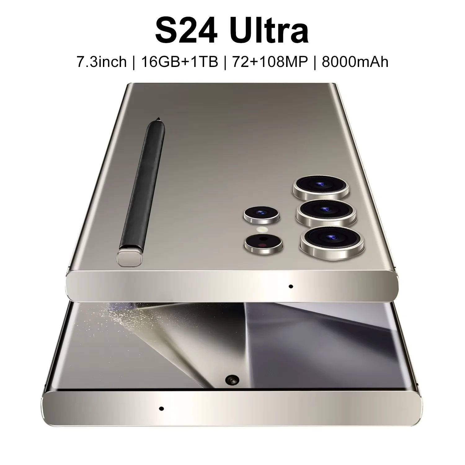 2024 New Arrival sumsung S24 Ultra Phone Version Mobile 16GB+1TB Android 12 Cellphones Unlocked Smartphone