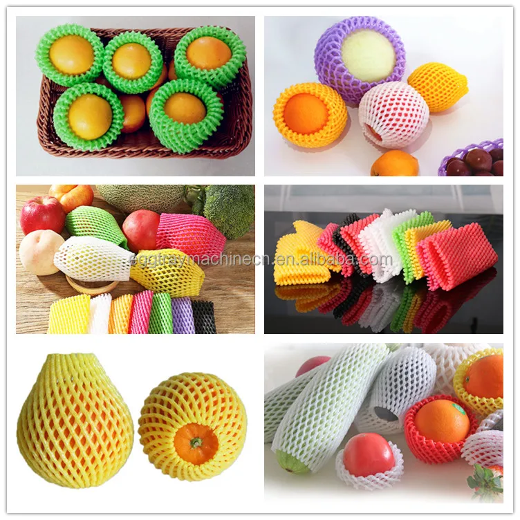Fully automatic epe foam fruit vegetable net machine fruit protection bag mango net making machine